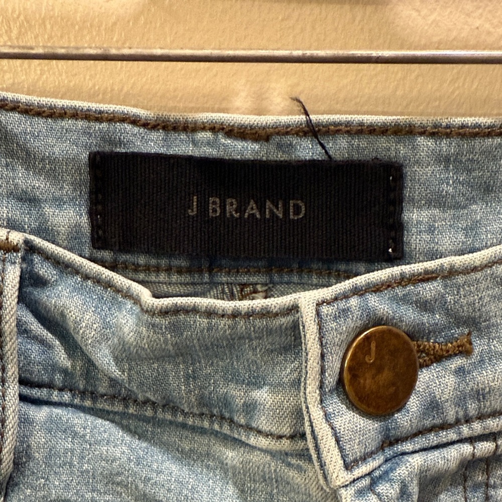 J Brand Kane Straight Fit Light Blue Denim Jeans Size 32 - Picture 4 of 7